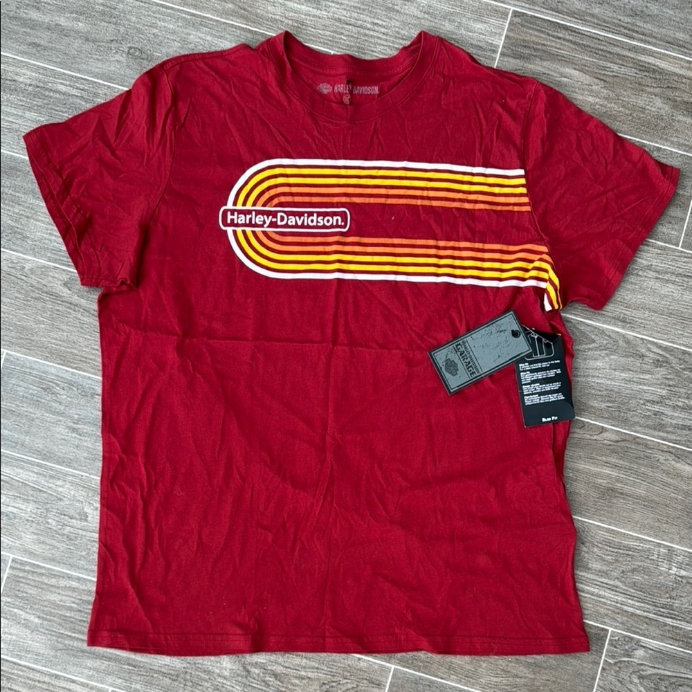 Harley-Davidson Men's Red T-Shirt